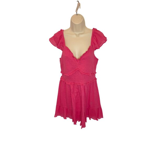LoveShackFancy Ivella Smocked Mini Dress NWT - Size L - Picture 2 of 11